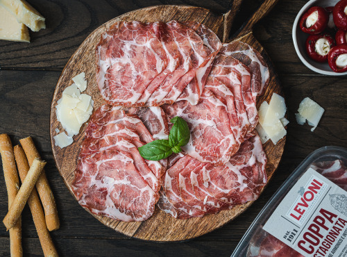 Maison BAYLE   -                                                                                                                                       Champions du Monde de boucherie 2016 - Coppa affinée Stagionata - 80g Sans gluten sans lactose