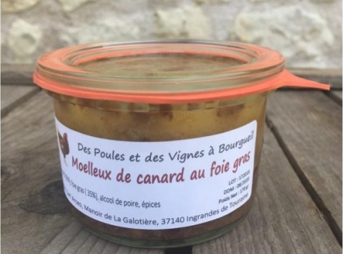 Des Poules et des Vignes à Bourgueil - Moelleux de Canard au Foie Gras