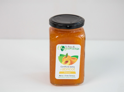 La Ferme de l'Ayguemarse - Confiture d'abricot (variété "Polonais" ou Orangé de Provence)