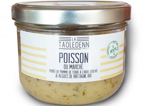 La Chikolodenn - Poisson Du Marché, Purée De Pommes De Terre Bio Aux Algues Bio, 280g