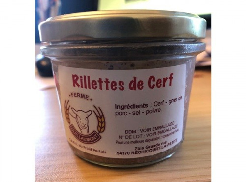 Ferme Guillaumont - Rillettes de cerf