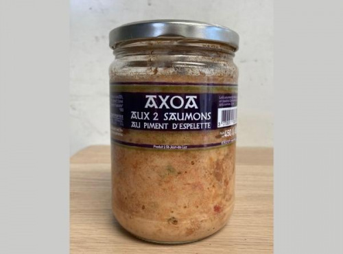 ONAKE - Le Fumoir du Pays Basque - Axoa Deux Saumons au Piment d'Espelette - BIO - 450g