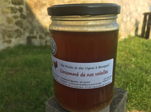 Des Poules et des Vignes à Bourgueil - Consommé De nos volailles