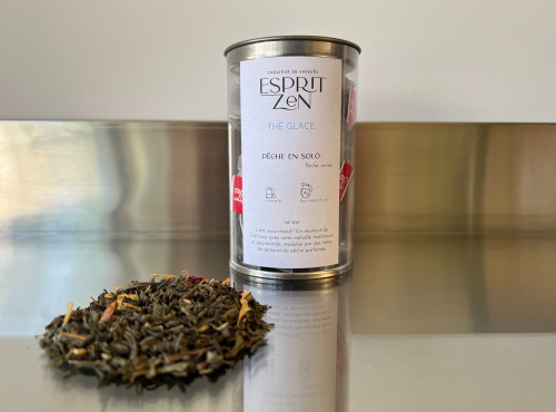 Esprit Zen - Thé vert glacé Pêche en Solo - 8 Infusettes