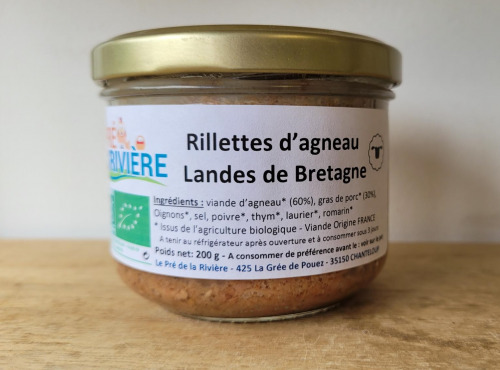 Le Pré de la Rivière - Rillettes d'agneau Landes de Bretagne