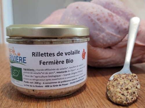 Le Pré de la Rivière - Rillettes de volaille fermière à la moutarde