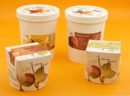 Le Jardinier Glacier - Lot de 2L et 2x550ml - vanille, chocolat, café, noisette