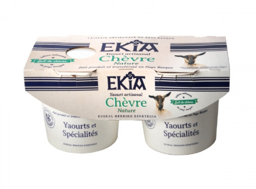 Bastidarra – Ekia - Yaourt De Chèvre Nature 2*125g