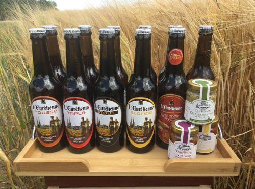 L'Eurélienne - Brasserie de Chandres - Lot Apéro : 11 Bières L'Eurélienne 33cl + 3 Tartinades de Légumes Artisanales