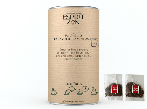 Esprit Zen - Rooïbos "En White Symphony" - Boite de 20 Infusettes