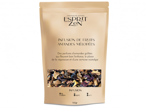 Esprit Zen - Infusion de Fruits "Amandes Mélopée" - Sachet 100g