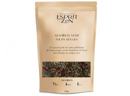 Esprit Zen - Rooïbos vert "Fruits Rouges" - Sachet 100g