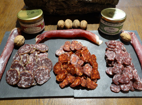 La Ferme du Pouzet - Panier Apéro : assortiment de charcuterie bio 6 personnes