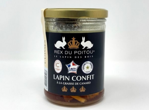 Eleveurs d'Orylag - REX DU POITOU - Confit de Lapin ( Cuisses )