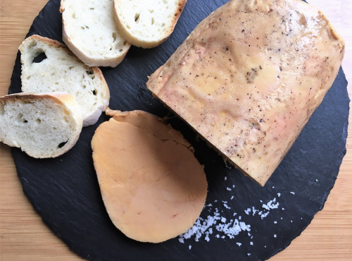 Ferme de Pleinefage - Foie Gras Au Sel Et Au Torchon 1 Kg (10 À 12 Personnes)