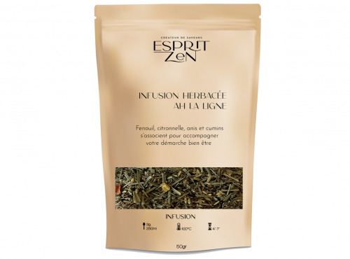 Esprit Zen - Infusion herbacée "Ah la ligne !" - Sachet 50g