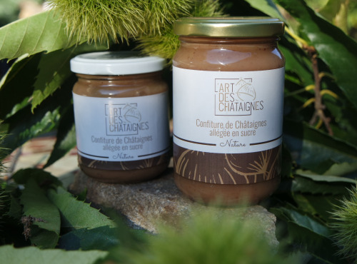 L'Art des Châtaignes - Confiture De Châtaignes Allégée En Sucre - Nature - 230g