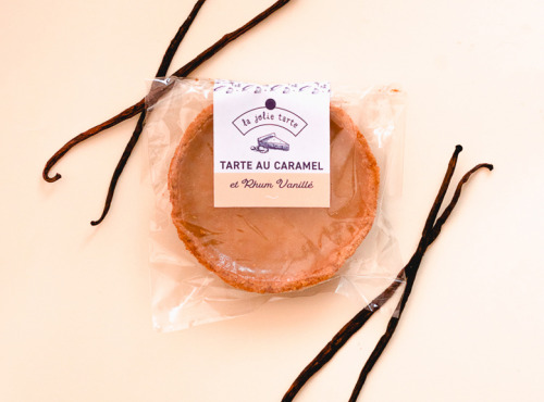 La Jolie Tarte - Tartelette au caramel et rhum vanillé - 60g