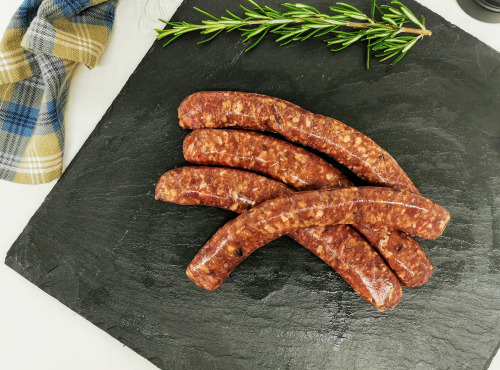 Bisons d'Auvergne - [SURGELE] Merguez de bison - lot de 4