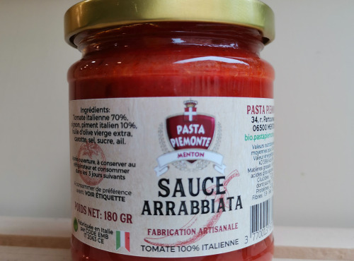 PASTA PIEMONTE - Sauce Arrabbiata