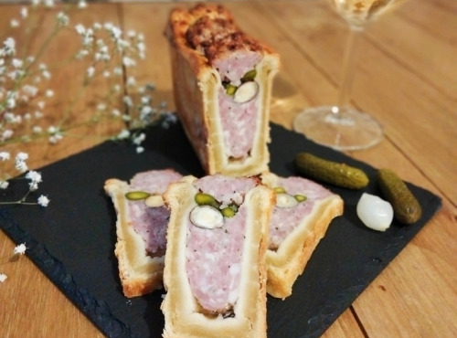 Les Viandes du Forez - Pâté en croûte cocktail de lapin