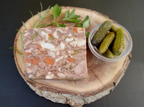 Mas de Monille - Pâté de tête 250g - Porc noir gascon