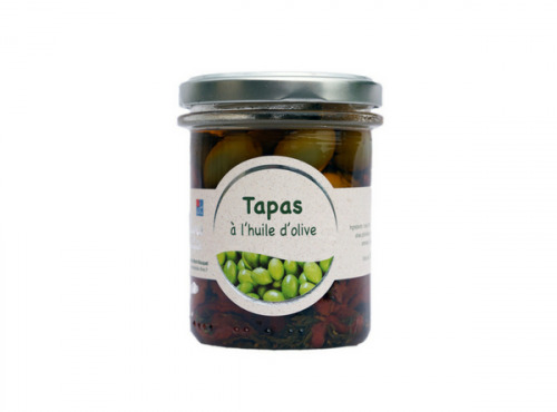 Les amandes et olives du Mont Bouquet - Tapas confits (tomates, amandes, olives) 180 g