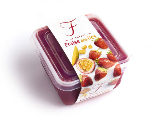 La Fraiseraie - Sorbet Fraise Des Îles 1L