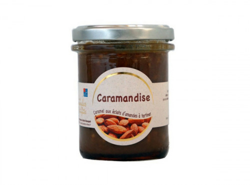 Les amandes et olives du Mont Bouquet - Caramandise 200 g - Pâte à tartiner caramel et amandes