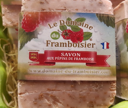 Le Domaine du Framboisier - Savon au Pépins de Framboise