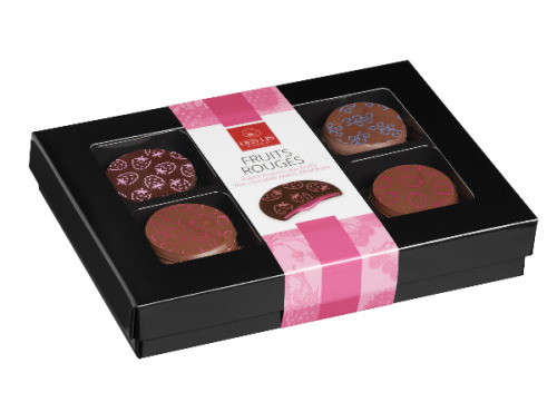 Des Lis Chocolat - Palets Aux Fruits Rouges, 70g