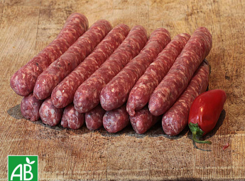 Nature viande - Domaine de la Coutancie - Mix saucisses viande à griller boeuf 6 kg