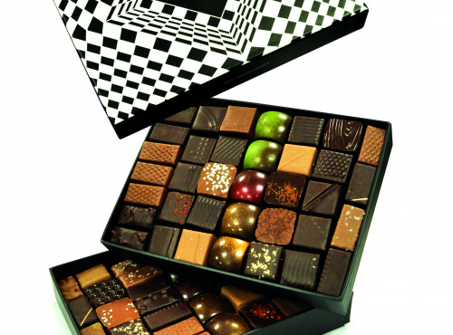 Philippe Segond MOF Pâtissier-Confiseur - Coffret cadeau 540g de chocolats artisanaux - ganaches et pralinés