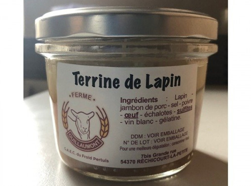 Ferme Guillaumont - Terrine de lapin