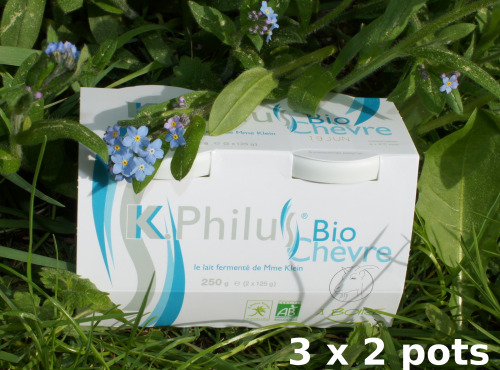 Laiterie du Climont - K-Philus - 6 Pots De K-philus Au Lait Entier De Chèvre