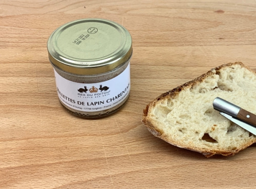 Eleveurs d'Orylag - REX DU POITOU - Rillettes de Lapin Charentais 90g