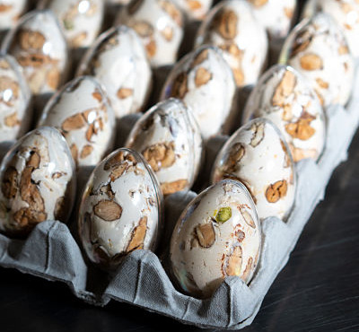 Nougats Laurmar - Boite de 6 Oeufs de Pâques En Nougat