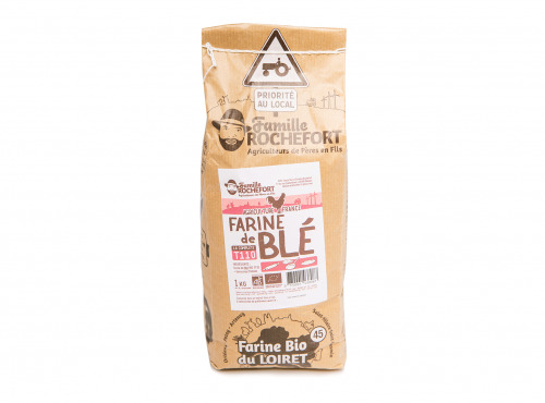 Famille Rochefort - Farine de blé bio T65 (blanche) 1kg