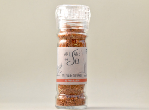 Artisans du Sel - Moulin sel fin de Guérande Paprika fou