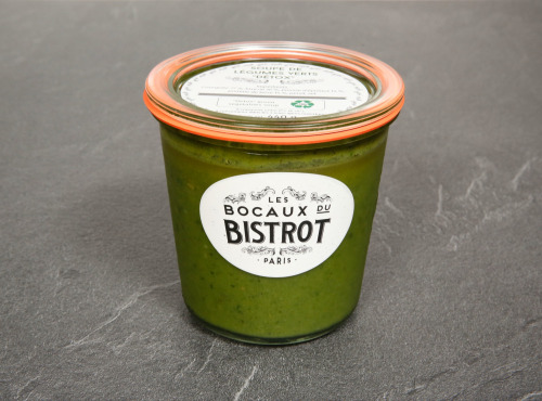 Les Bocaux du Bistrot - Soupe de légumes verts "Détox"