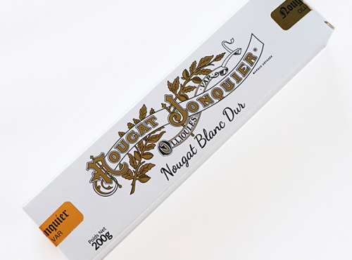 Maison Jonquier - Nougat Blanc Dur - Barre - 200g