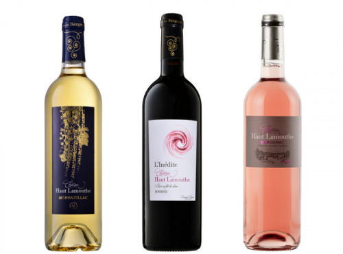 Château Haut-Lamouthe - Coffret de 3 Bouteilles: AOC Bergerac Rosé et Rouge, et AOC Monbazillac