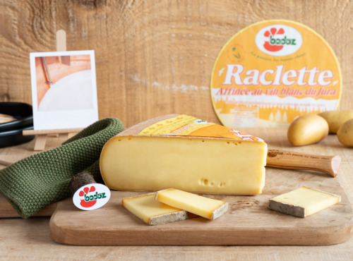 Constant Fromages & Sélections - Raclette Badoz Au Lait Cru Au Vin Blanc Du Jura - 500g