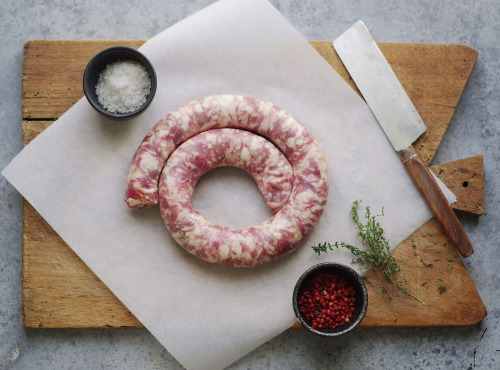 Domaine du Catié - Saucisse fraîche de porc Mangalica élevé 12 mois : 500g