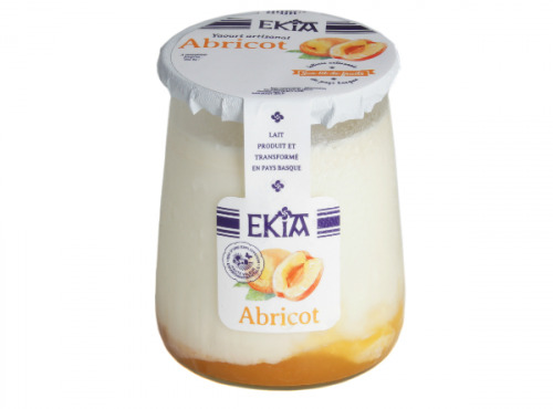 Bastidarra – Ekia - Yaourts bi couche Abricot - 8 Pots