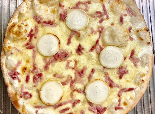 Les Saveurs d'Amatxi - Pizza Chèvre miel lardons - 30 cm - précuite