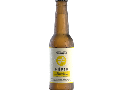 La Brasserie Parallèle - Kéfir de Fruits - Kéfir de Fruits Gingembre-Piment d'Espelette - 12x33cl