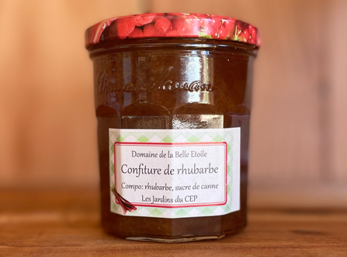 Les Jardins du CEP - Sève du Jardin - Confiture de rhubarbe