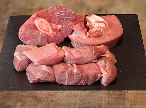 Nature viande - Domaine de la Coutancie - Colis veau à mijoter 2.5 kg