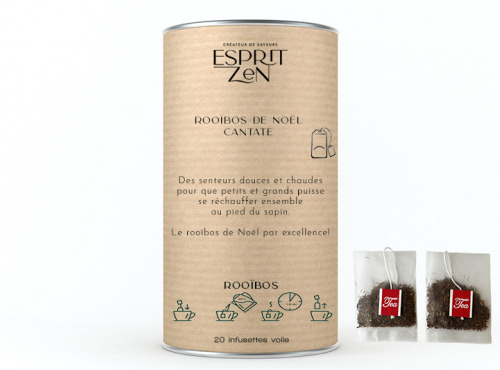 Esprit Zen - Rooïbos de Noël " Cantate "- Boite de 20 infusettes